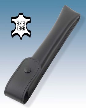 Lederetui mit Druckknopf für Aspergill bis 17cm