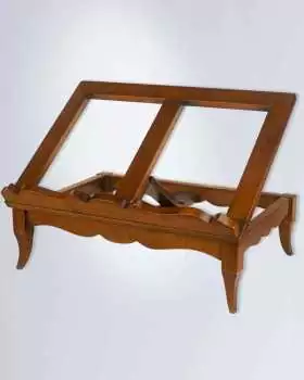 Lesepult verstellbar Holz gebeizt 42 x 30 x 13 cm