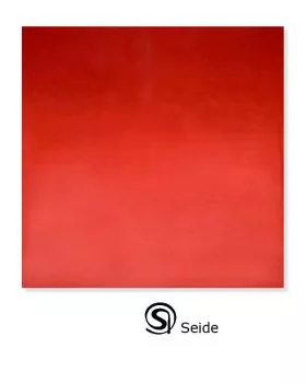 Seidentuch 90 x 90 cm rot verlaufend Handarbeit