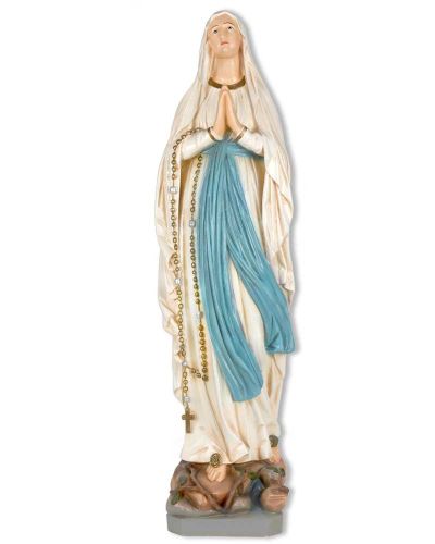 Lourdes Statue 40 cm Kunstharz wetterfest