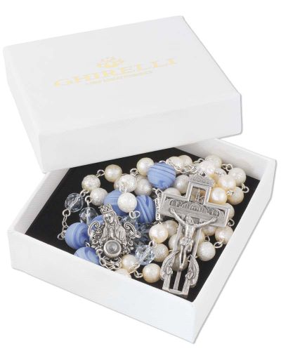 Lourdes Rosenkranz mit Murano Perlen 8 mm Ø