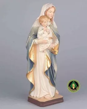 Madonna mit Kind 30 cm holzgeschnitzt, bemalt