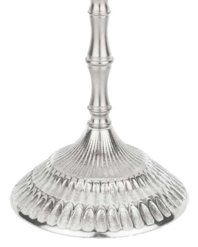 Menora vernickelt 29 cm siebenarmiger Leuchter