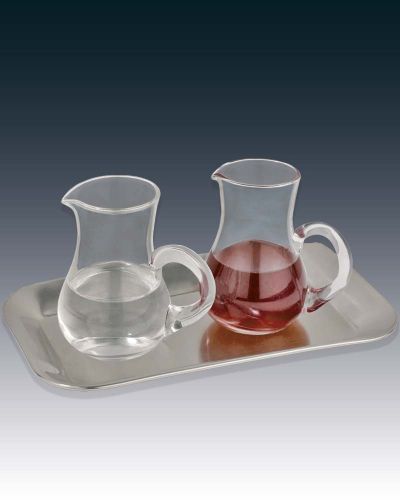 Preview: 1 Messkännchen 100 ml aus mundgeblasenem Glas