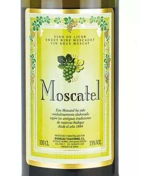 Messwein Moscatel aus Spanien 1 Ltr. Flasche, weiß, süß