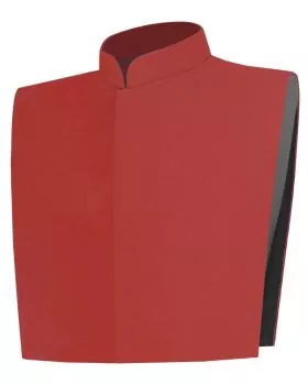 Ministrantenrock rot 90 cm mit Weste Trevira Gabardine