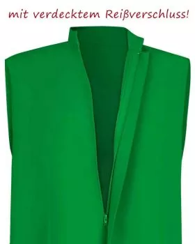 Ministrantentalar 150 cm lg. ohne Arm, Polyester grün