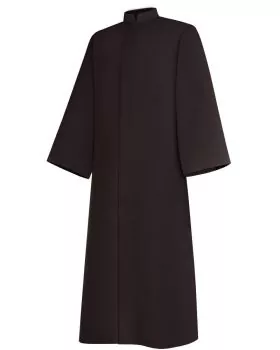 Ministrantentalar 160 cm lg. mit Arm, Polyester schwarz