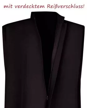 Ministrantentalar 120 cm lg. ohne Arm, Polyester schwarz