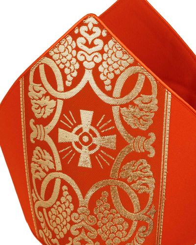 Preview: Nikolausset Mantel und Mitra Gr. 59/60 "Ambelos" 140 cm lang