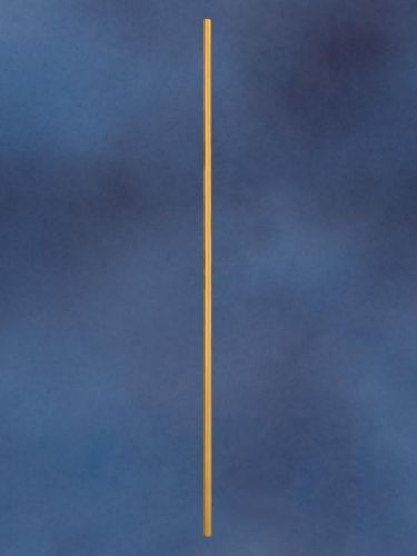 Holzstange gold 170 cm lang für Nikolausstab 28 mm Ø