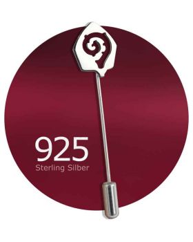 Bischofsnadel aus 925 Silber 10 x 8 mm mit Verschluß