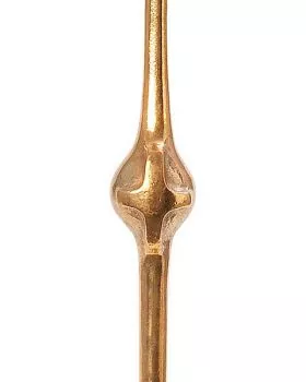 Standleuchter 60 cm hoch Bronze mit Kreuznodus