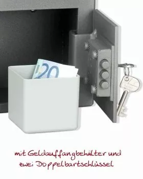 Opferstock zwei Schlösser 26 x 19 x 13,5 cm