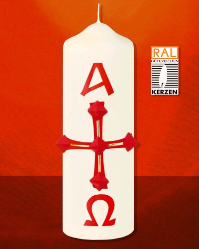 Osterkerze 150 x 50 mm RAL mit steckbaren Nägeln
