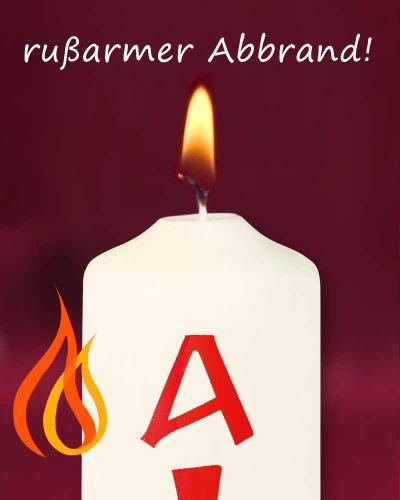 Preview: Osterkerze 150 x 50 mm RAL mit steckbaren Nägeln