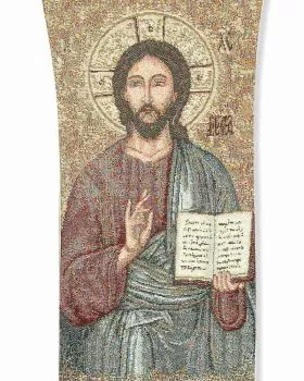 Skapulier PANTOKRATOR gewebt 130 cm für Kasel