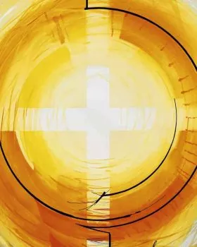 Altarantependium 80x70cm Entwurf Christus E.Münch