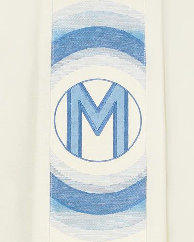 Marienkasel weiß, Mittelstab gestickt, ungefüttert