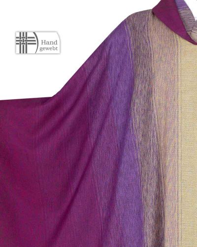 Preview: Kasel violett Harmonie mit Innenstola, gefüttert