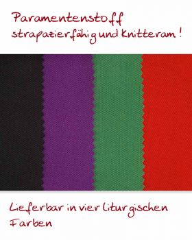Paramentenstoff Gabardine grün 150 cm Trevira Wolle