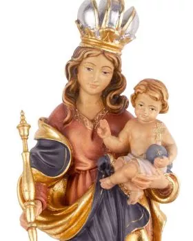 Marienfigur Patrona Bavaria mit Standkonsole 38 cm
