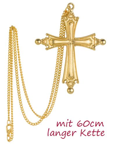 Preview: Pektorale Papst Leo XIV  7,8 x 6,5 cm mit Kette 60 cm