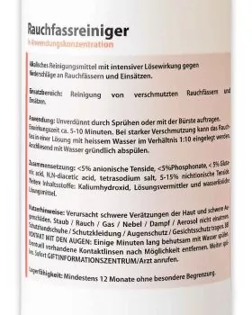 Rauchfassreiniger 1 Liter Flasche, unentbehrlich !