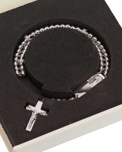 Rosalet Rosenkranz Armband in Sterling Silber Gr. S