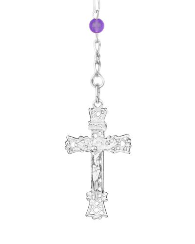 Preview: Rosenkranz Amethystperlen 6 mm Ø im Geschenketui
