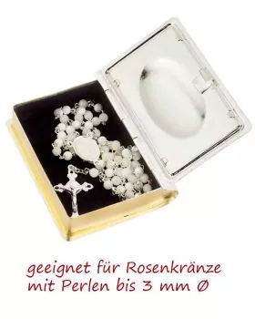 Buchdose für Rosenkranz Schutzengel 5 x 4 cm