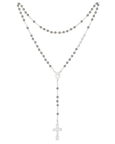 Rosenkranz Hämatit 6 mm Ø Perlen im Geschenketui