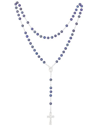Rosenkranz Lapislazuli 6 mm Ø Perlen im Geschenketui