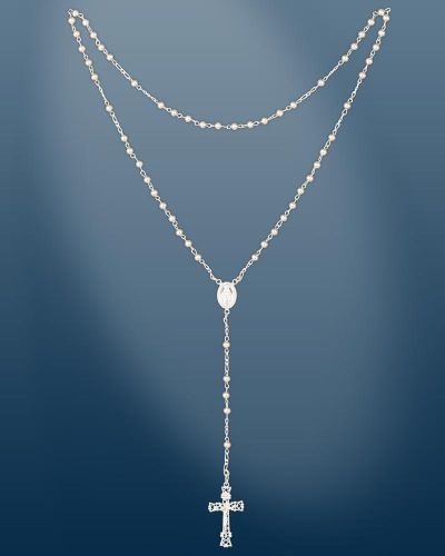 Rosenkranz im Geschenketui Sterling Silber 4 mm Ø