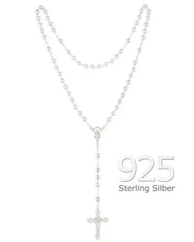Rosenkranz echt Silber 925 kleine Perlen 4 mm Ø