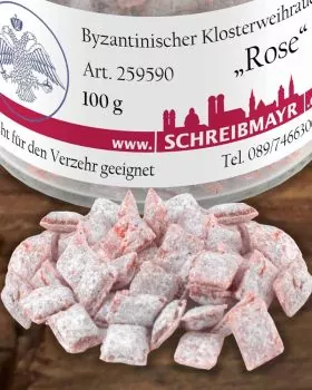 Rosenweihrauch Blüten griechisch, 100 g im Glas