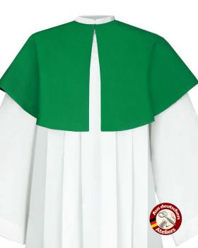 Ministranten Rundkragen klein Trevira/Gabadine grün