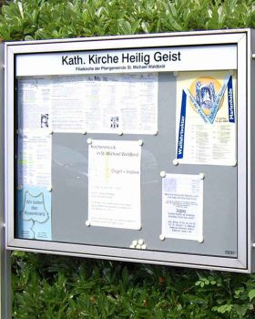 Textleiste für Schaukasten 7 cm breit, für 20 Zeichen