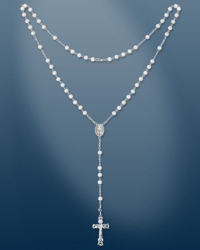 Rosenkranz im Geschenketui Sterling Silber 6 mm Ø