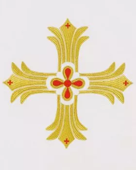 Segensvelum 300 x 50 cm mit gesticktem Kreuz