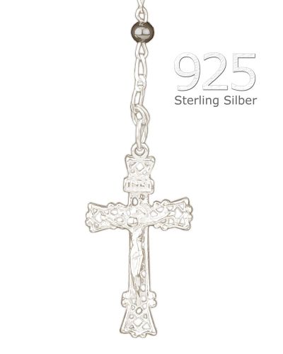 Rosenkranz Hämatit 6 mm Ø Perlen im Geschenketui