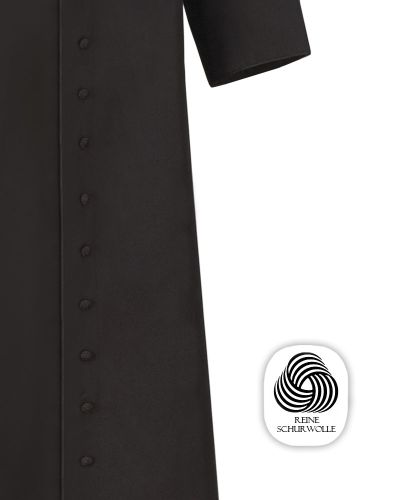Preview: Soutane 100% Schurwolle 155 cm Konfektionsgröße 54