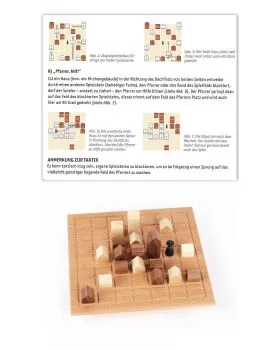 Brettspiel aus Naturholz Lass die Kirche im Dorf!