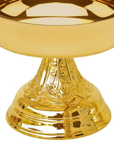 Preview: Hostienschale vergoldet 14 cm Ø, 12 cm hoch