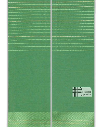 Preview: Priesterstola grün mit Goldfadeneinwebe, 150 cm lang
