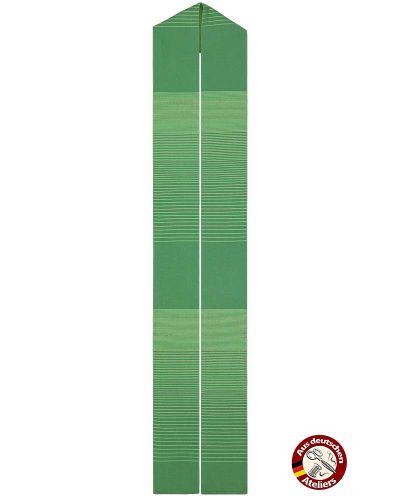 Priesterstola grün mit Goldfadeneinwebe, 150 cm lang