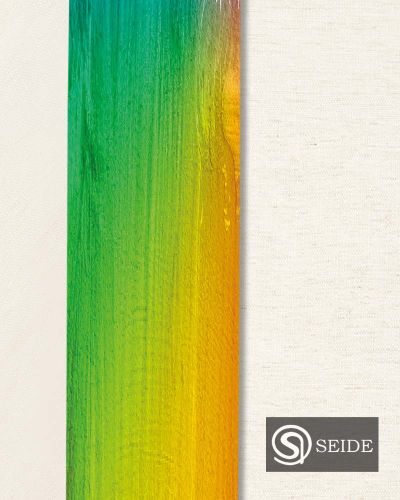 Preview: Stola Regenbogen 100 % Seide, 135 cm lang