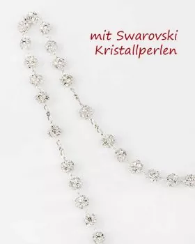 Rosenkranz 925 Sterling Silber Perlen Svarowski