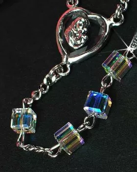 Ghirelli Rosenkranz Silber Swarovski - Kristall 4 mm