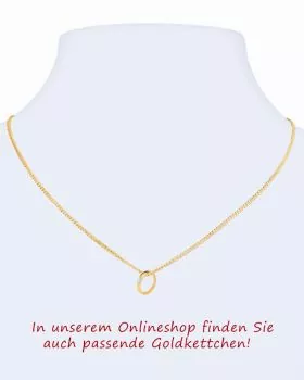 Taufring gold 333 mit rotem Schmuckstein 10mm